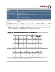 Tarea Conectivos L Gicos Y Tablas De Verdad Doc Carrera Ciclo