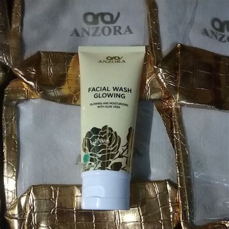 Jual Facial Wash Anzora Original Facial Wash Glow Anzora Facial Wash