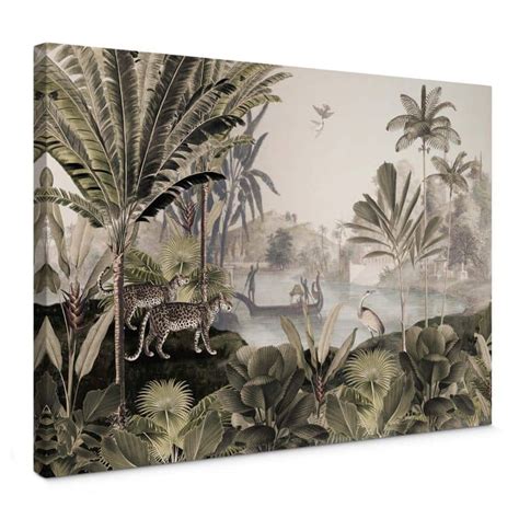 Leinwandbild Sir Edward Landschaft Mit Leoparden Wall Art De