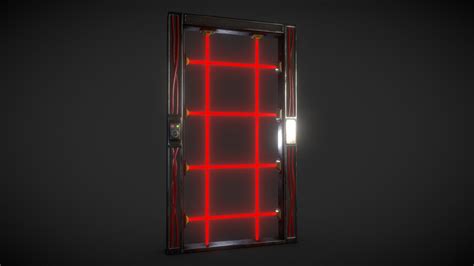 Laser Door D Model By Shedmon Cb Sketchfab