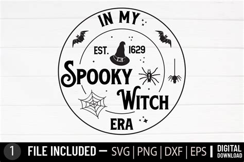 In My Est Spooky Witch Era Graphic By Svg Zone Creative Fabrica