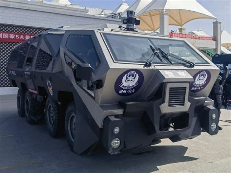 From Movie To Real Life China Deploys This Ev 8x8 Anti Riot Vehicle