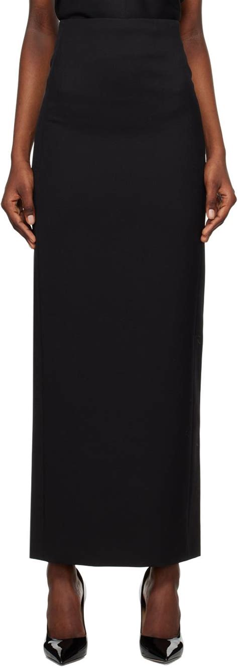 Wardrobe Nyc Column Maxi Skirt In Black Lyst Uk