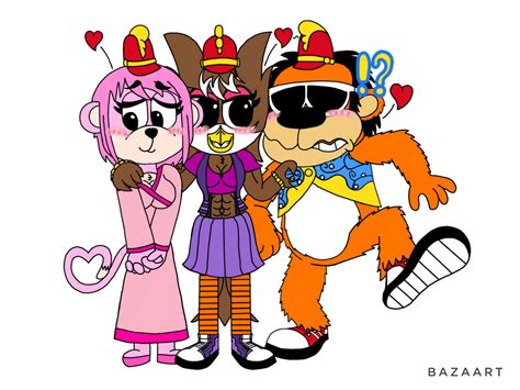 The Banana Splits Reborn Bingo X Hootie X Yuko By Bugmaser On Deviantart