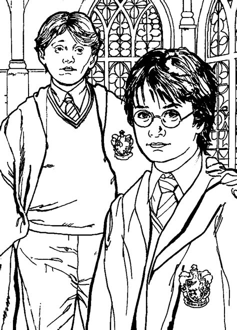 Coloriage Harry Potter Films Coloriages Imprimer