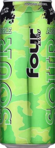 Four Loko Sour Apple Flavored Hard Beverage Single Can 23 5 Oz QFC