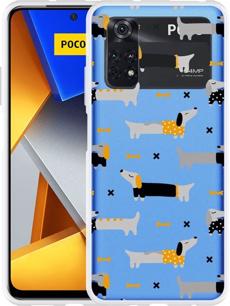 Xiaomi Poco M4 Pro Hoesje Teckels Designed By Cazy Bol