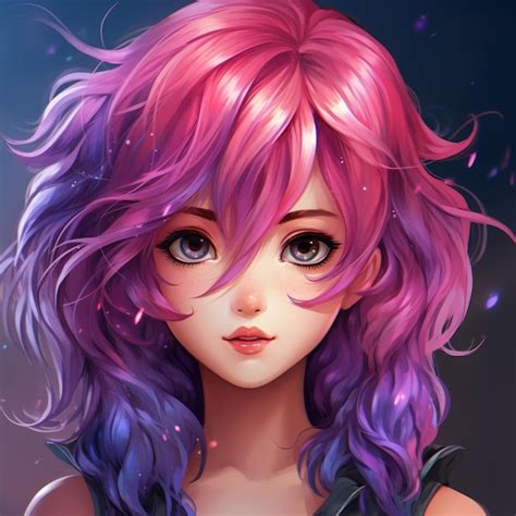 Anime Girl Hair Color Images Free Download On Freepik