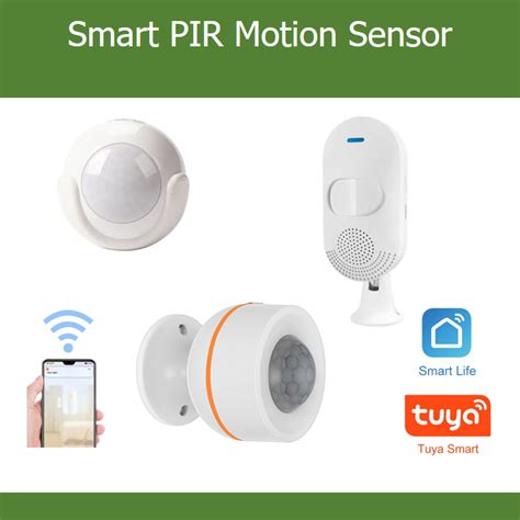 Smart Pir Motion Sensor Home Security Alarm Sensor Wifi Zigbee Tuya Smart Life Lazada