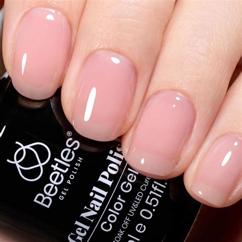 Amazon Beetles Nude Pink Gel Nail Polish Ml Neutral Sheer Pink Jelly Gel Polish