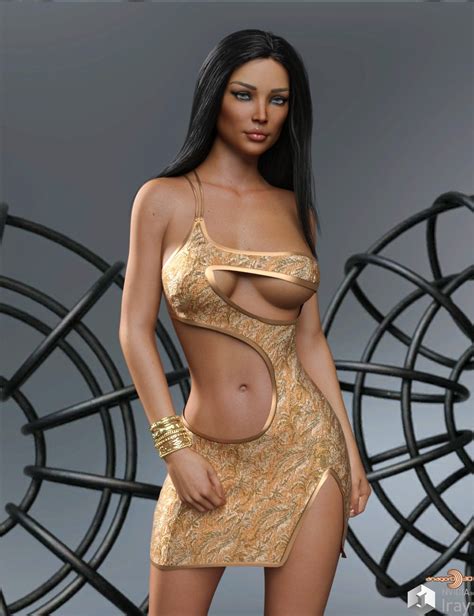 Versus Exnem Dforce Cocktail Dress F For Genesis Female Daz D