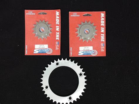sprocket specialists front  rear tallest gearing sprocket set