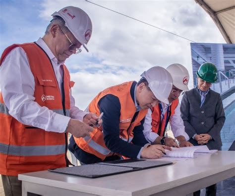 Se Firmó La Fase De Construcción Del Viaducto De La Primera Línea Del