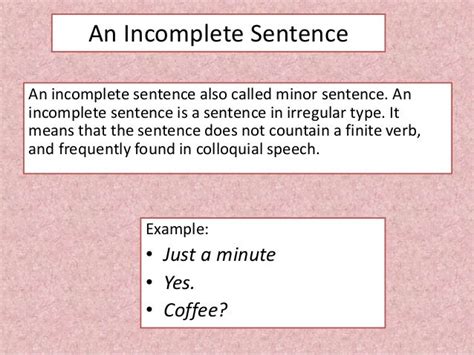 The Types Of Sentences