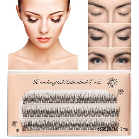 6d False Eyelashes False Eyelashes Personal Eyelashes 100 Tuft Natural