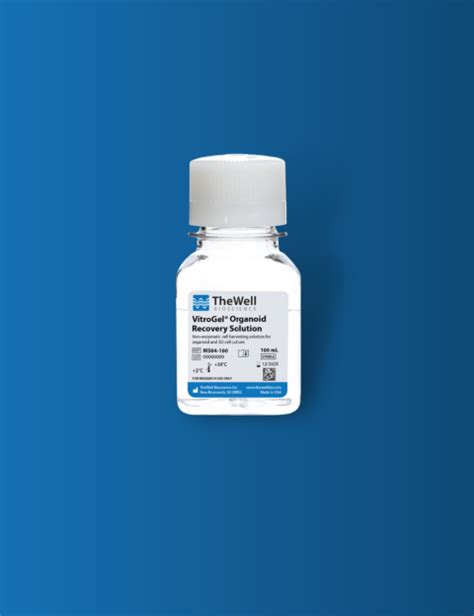 New Product TheWell Bioscience VitroGel Organoid Recovery Solution