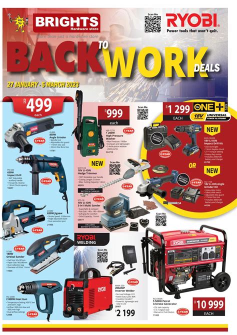 Brights Hardware Catalogue Specials Until