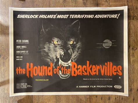 Hound Of The Baskervilles The 1959 Original British Quad 30 X 40