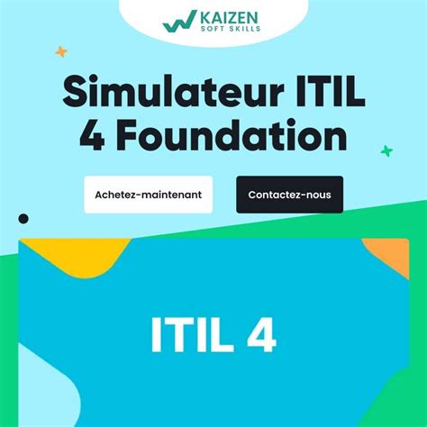 Simulateur Itil Foundation Kaizen Soft Skills