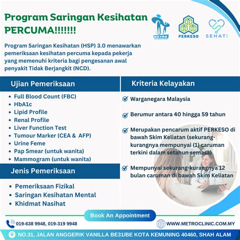 Packages Promotion Metro Healthcare Holding Sdn Bhd