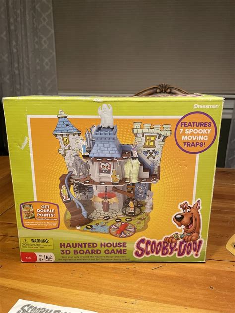 Scooby Doo Haunted House 3d Board Game 2007 Missing Chain Read Ebay