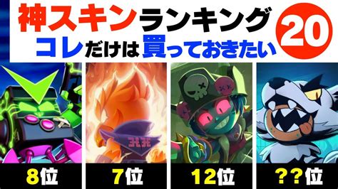 【ブロスタ】絶対買うべき！神スキンランキングtop20！エリザベス、レオンのスキンもランクイン！おすすめスキン【brawl Stars