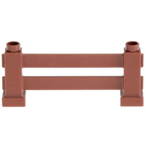 LEGO Duplo Fence 31021 Reddish Brown DECOTOYS