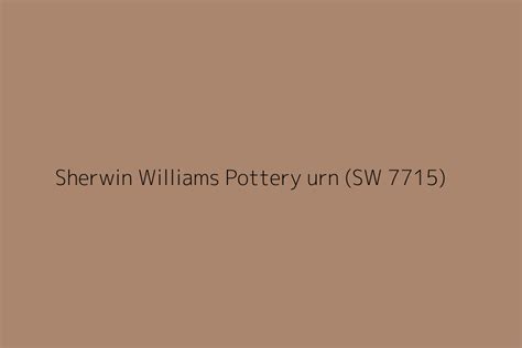 Sherwin Williams Pottery Urn SW 7715 Color HEX Code