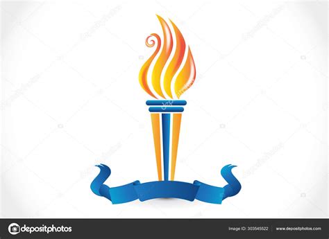 Olympic Torch Vector