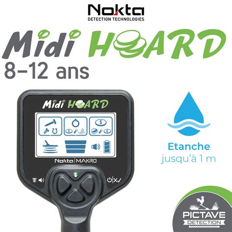 NOKTA MAKRO MIDI HOARD LES PREMIERS DÉTECTEURS POUR ENFANTS ÉTANCHES