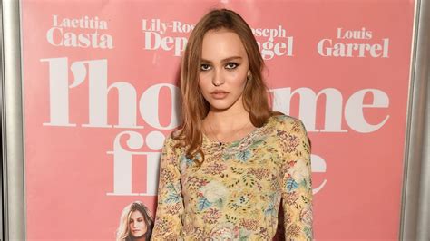 Lily Rose Depp Wears Pantyhose And Sandals To A Faithful Man Premiere