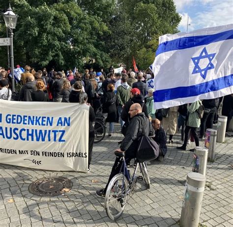 Solidaritäts Kundgebung für Israel in Leipzig WELT