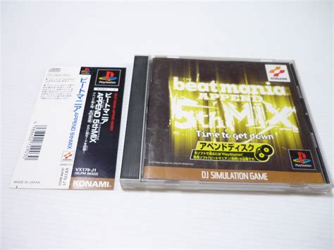 【やや傷や汚れあり】 管00 【送料無料】ゲームソフト Ps1 ビートマニア アペンド フィフスミックス Beatmania Slpm