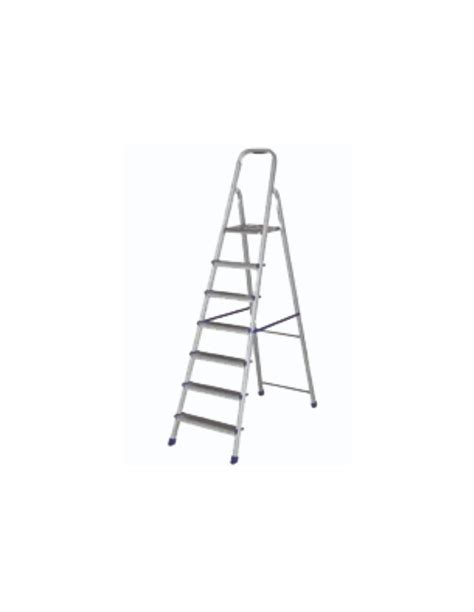 Escalera Aluminio Familiar 7 Esc 150kg Bluetools