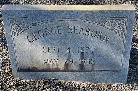 George Seaborn 1874 1952 Find a Grave äreminne