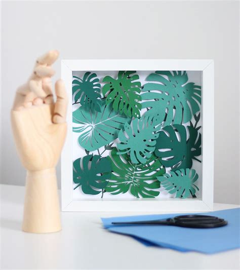 Easy Tropical Wall Art Diy Paper Crafts The Crafty Gentleman Blog Tropical Wall Art Diy