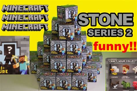 Unboxing Minecraft Stone Series 2 Blind Boxes