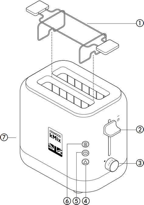 Kenwood Kmix Tcx Slot Toaster Manual Manualslib