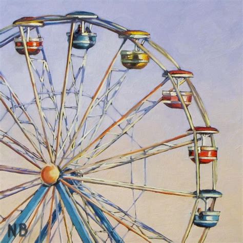 "Ferris Wheel" original fine art by Nora Bergman | Original fine art ...
