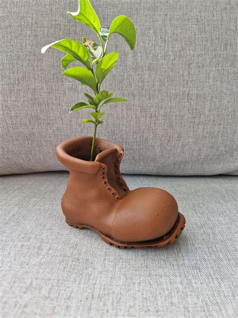 Wall E Shoe Wall E Shoe Pot Flower Pot Wall E Plant Etsy