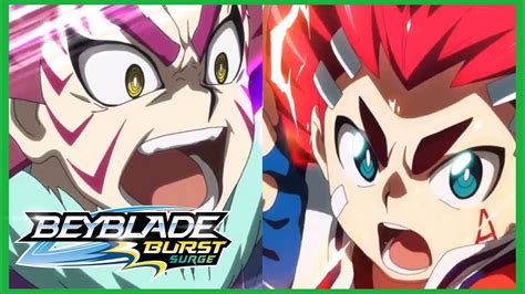 Beyblade Burst Surge Episode 14 Dub Lane Vs Aiger Youtube