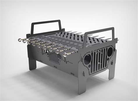 Fire Pit Jeep 14 X20 DXF Files For Plasma Etsy