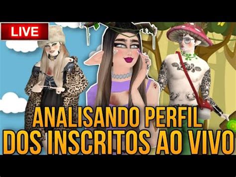 LIVE ON ANALISANDO PERFIL DOS INSCRITOS Avakin Life YouTube