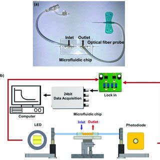 Folspr Sensor A Microfluidic Sensing Chip And B Schematic