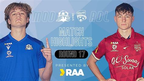 RD17 RAANPLSA 2023 Highlights Modbury Jets V Adelaide United YouTube