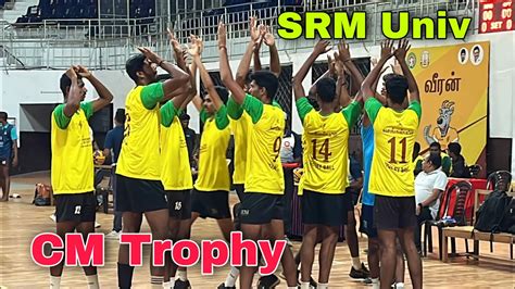 New Match Cm Trophy Srm Vs Kanchipuram Set Quarter Finals