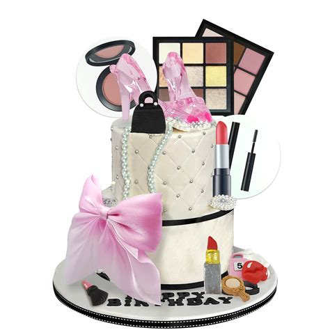 Amazon Pcs Makeup Cake Toppers Makeup Cake Decorations Birthday