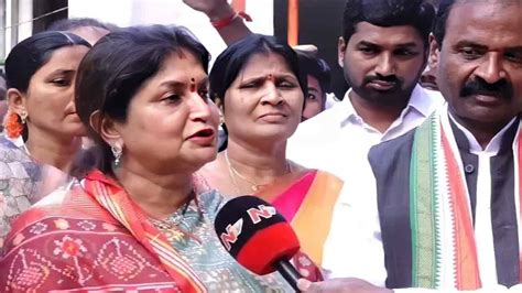 Bhattis Wife Nandini Applied For The Khammam Mp Seat Indtoday