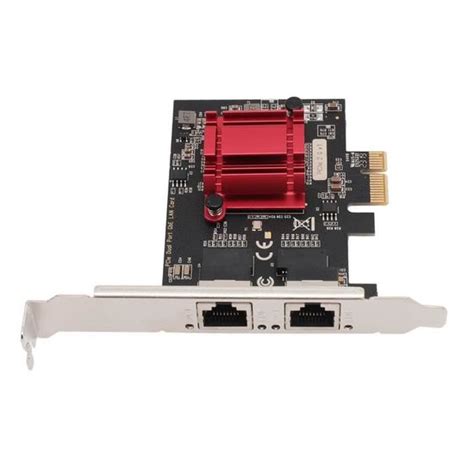 Carte R Seau Pcie Gigabit Double Port Adaptateur Ethernet Pci