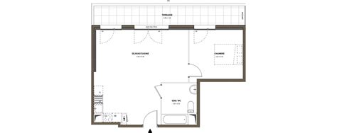 Plan Appartement T2 De 49 78 M² Neuf Résidence N°222561 à Montigny Lès